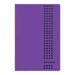 Тетрадь А4, 40 листов, BRAUBERG "Metropolis", скоба, клетка, обложка пластик, ФИОЛЕТОВЫЙ, 403402