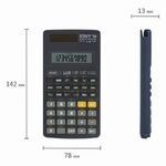 Калькулятор инженерный STAFF STF-310 (142х78 мм), 139 функций, 10+2 разрядов, двойное питание, 250279
