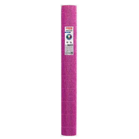 Бумага гофрированная/креповая (ИТАЛИЯ) 140 г/м2, 50х250 см, цикламен (972), BRAUBERG FIORE, 112581