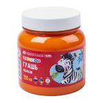 Гуашь детская "Цветик" оранжевая, банка 220мл