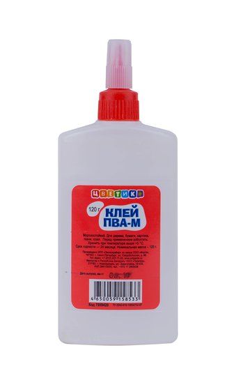 Клей ПВА-М "Цветик",120 г
