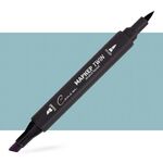 Маркер художественный спиртовой "Сонет" Twin Brush, зелёно-серый 3