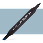 Маркер художественный спиртовой "Сонет" Twin Brush, сине-серый 3