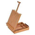 Этюдник настольный Сонет, с ящиком для кистей и красок, бук, 32 x 24,5 x 7 (62) см