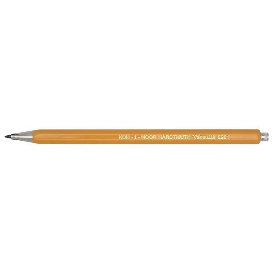 Карандаш цанговый с точилкой "KOH-I-NOOR" 5201 L=120 мм, D=2 мм, металл/пластмасса