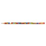 KOH-I-NOOR 1231 (12) Карандаш чернографитный с ластиком Puzzle, HB, школьный, 12шт/уп